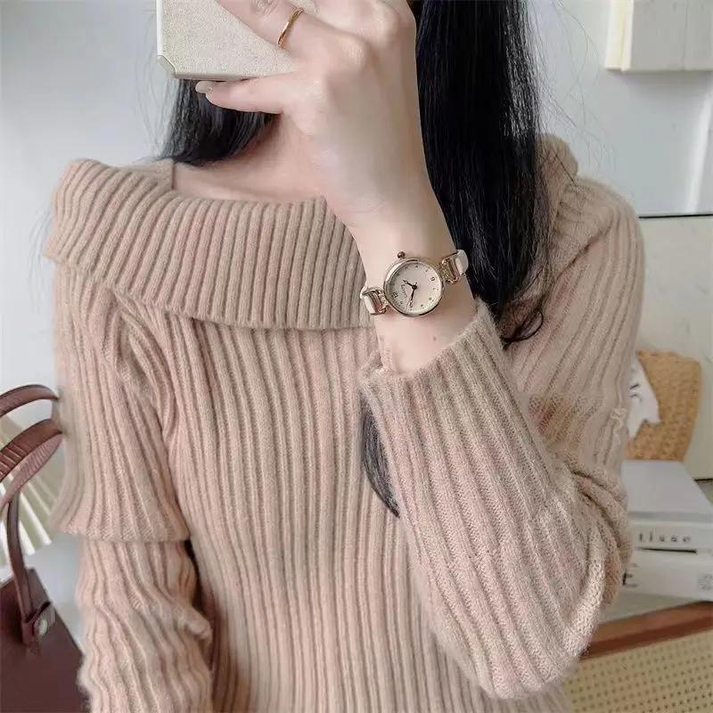 Luxus Damen Quarz Uhr Mini Dünn Mode Armband Damenuhren PU Lederarmband Damen Armbanduhr Uhr Relojes Para Mujer