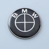 Schwarz Weiß Auto 50. Jubiläum Logo Felgen Dekoration Abdeckung Für BMW X1 X3 X5 1 3 5 7 Serie Z4 G20 G30 G05 G01 G11 E46 E90