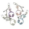 Colorful Earphone Pendant Keychain: Cool and Sweet Bag Charm, Perfect Bestie Gift