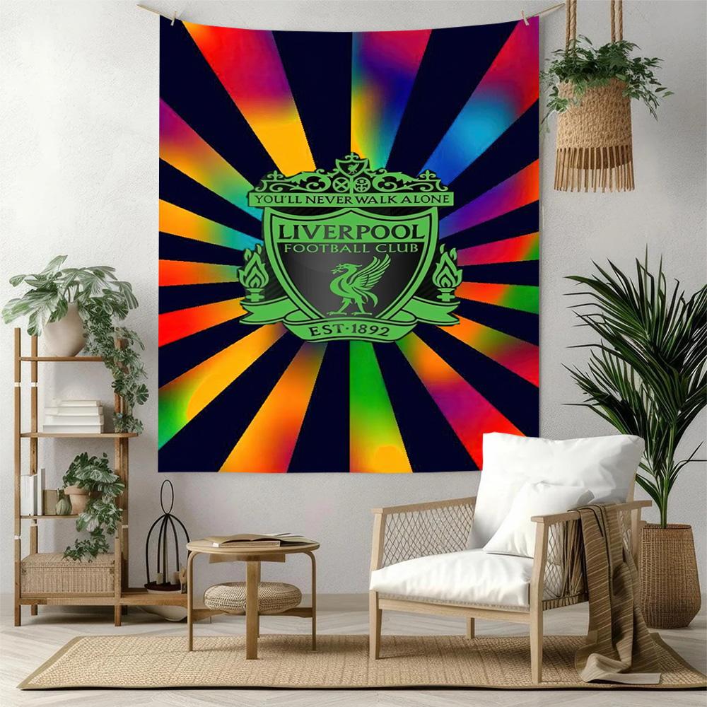 Liverpool Football Club Wall Decor Tapestry Art For Pet Memorial Birthdaywedding Party Backdrop Family Gift