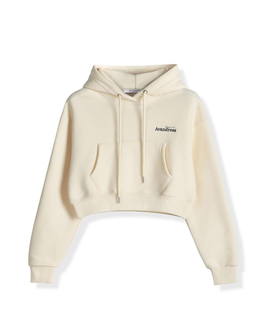 G.G. Crop Hoodie - 4Col