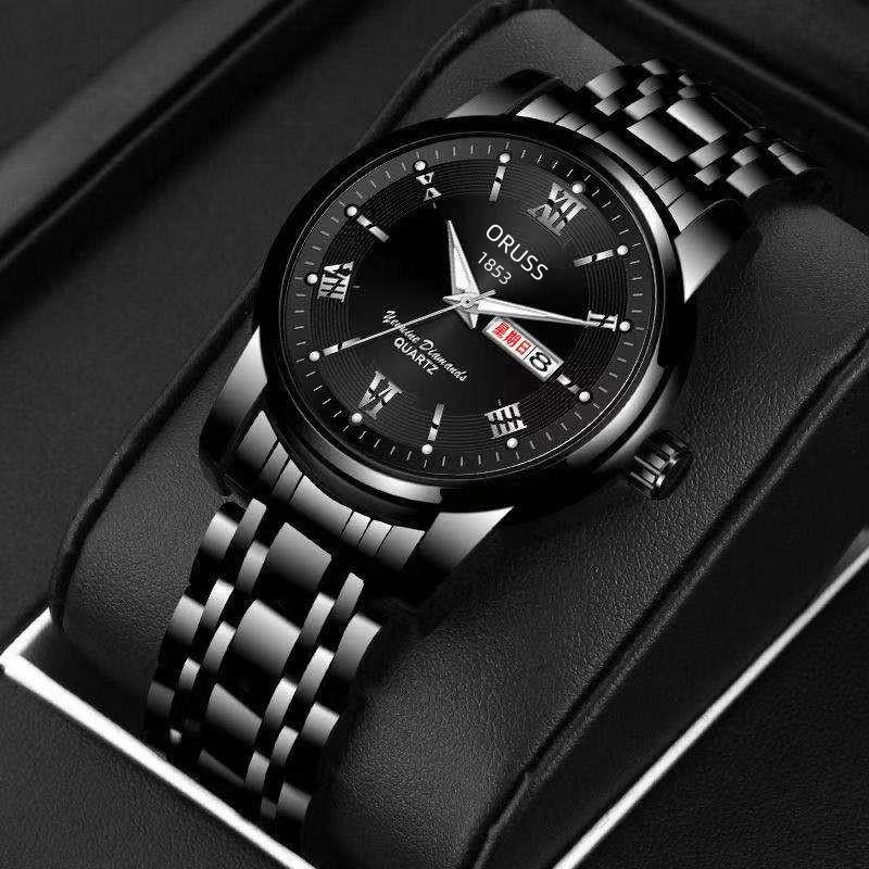 40Mm Large Dial Luminous Waterproof Calendar Domestic Watch Men'S Fashion Round Pointer