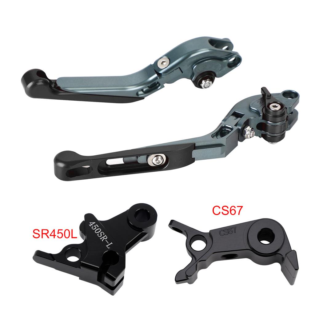 Adjustable Clutch Brake Lever fit for VOGE DS900X 900DSX 2024-2026 Black