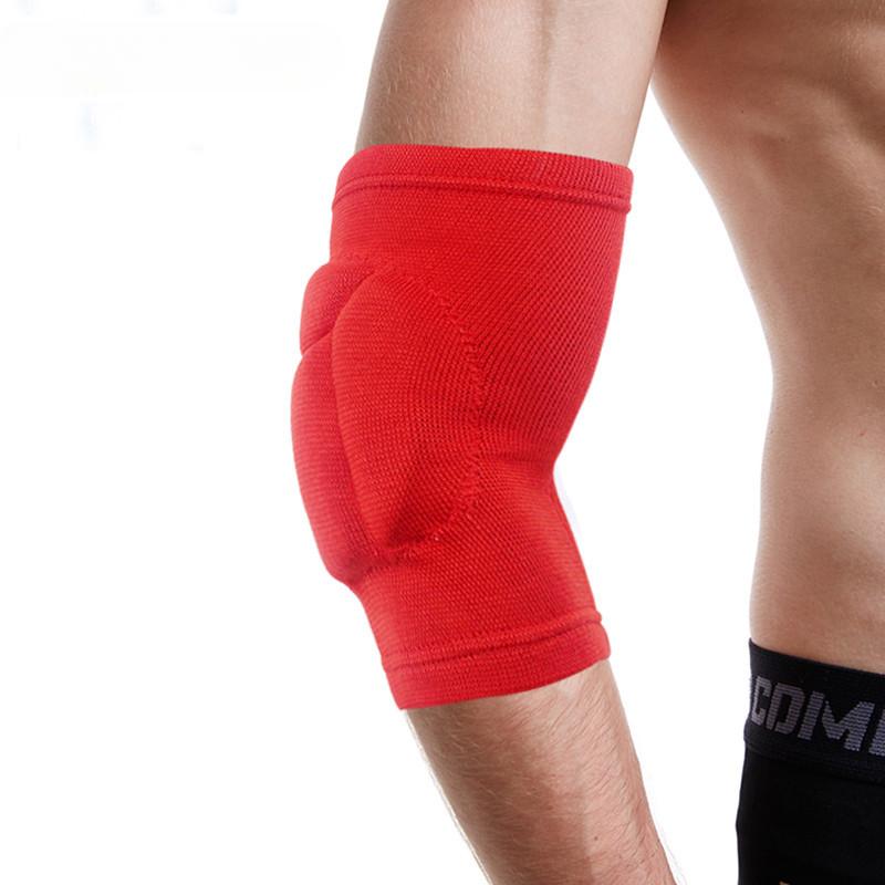 Gomitiere in spugna sportiva Ispessite anti-collisione Cuscinetti per braccia da basket Calcio Pallavolo Pattinaggio a rotelle Equipaggiamento protettivo Caldo e sottile per uomini e donne.