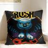 Pillow Cover Rush Band Vintage Pillow Case For Living Room Bed Chair Pillowcases