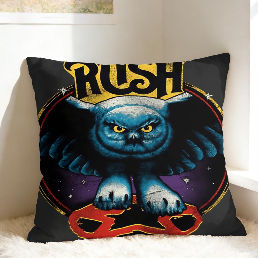 Pillow Cover Rush Band Vintage Pillow Case For Living Room Bed Chair Pillowcases