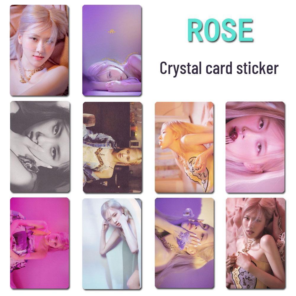 ROSE Crystal Card Sticker - ON THE GROUND Park Chaeyoung Edition On the Ground