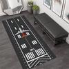 Aviation Runway Long Runner Rug Non Slip Hallway Entryway Carpet Soft Wear Resistant Kids Playroom Decor Mat