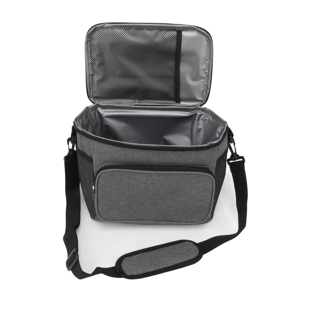 Lunch Bag 10L Collapsible Adjustable Strap Leakproof Portable Handle Insulated Lunch Bag for