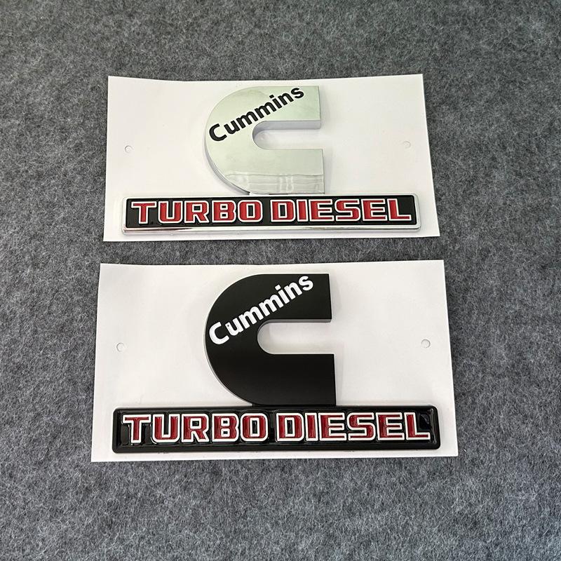 Adesivi per auto con logo CUMMINS TURBO DIESEL per pickup Dodge RAM 1500 2500 accessori di ricambio decalcomanie decorative per fiancata