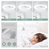 50 cm 80 W moderner intelligenter LED-Deckenventilator mit Beleuchtung für Schlafzimmerdekor, coole Ventilatorlampe, Steuerung per App/Fernbedienung