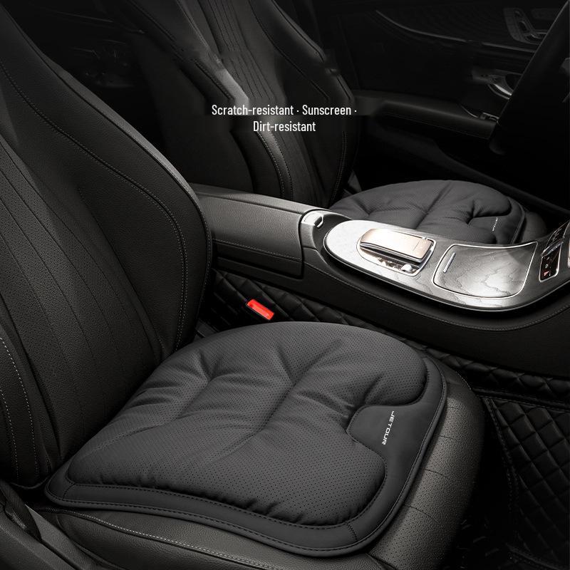 Jietu All-Season Breathable Car Seat Cushion - Stain-Proof, Anti-Slip Rear Seat Pad
