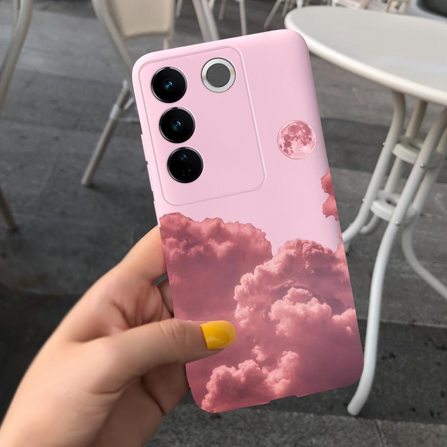 For Vivo V27 Pro Case Vivo V27e Back Cover Fashion Candy Color Painted Funda For Vivo V27 5G V 27e V27Pro V2237 V2230 Soft Shell