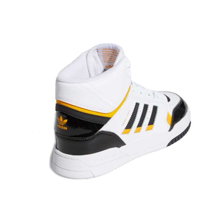 Adidas Originals Drop Step 'White Yellow Black' Women's (Unisex) Skateboard Shoes EE5228