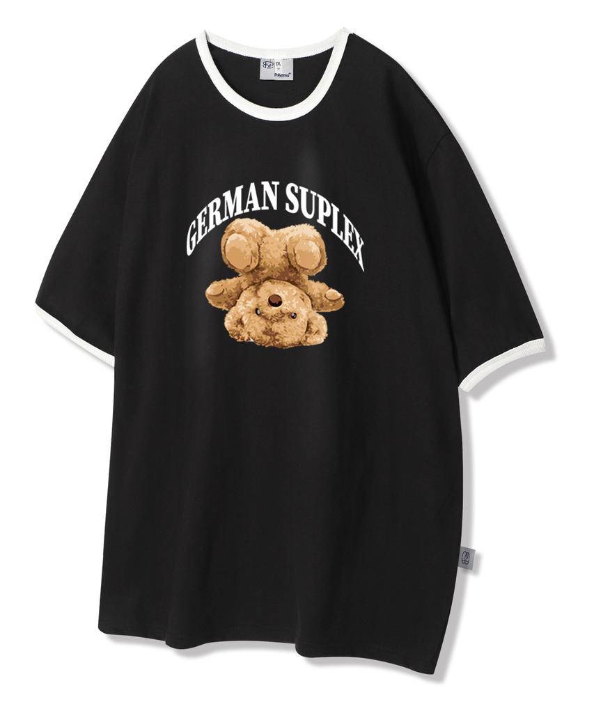 POLYGRAM Suplex Bear Ringer Short Sleeve T-Shirt - 3 Colors