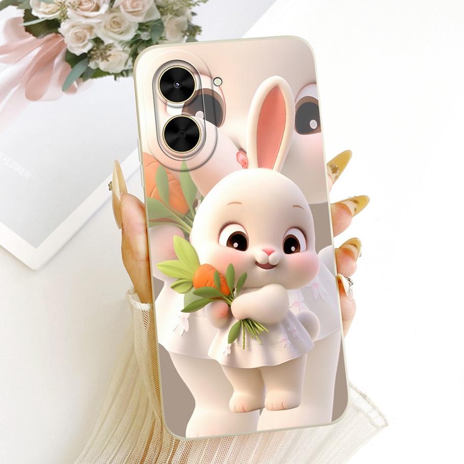 For Xiaomi Poco C71 Case Redmi A5 4G Cover 6.88" Cute Cat Duck Rabbit Anime Soft Silicone Shockproof Bumper On Redmi A5 NFC Capa