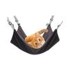 Black Waterproof Cat Hammock Sturdy Space Saving Removable Pet Sleeping Mat Eco Friendly Cat Lounger for Cats and Kittens