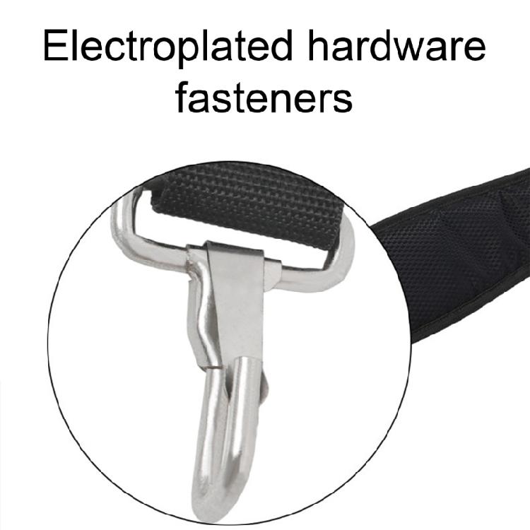 Golfový ramenní popruh s kovovými háčky Nastavitelný polstrovaný ramenní popruh pro golfový bag Příslušenství pro golfový bag