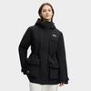 New FILA Puffer Jacket Women's Jet Black F11W518904F-BK