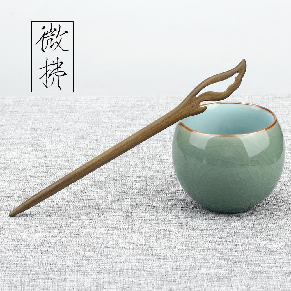 47Style Retro Sandalwood Hair Clip Hairpin Chinese Ancient Carved Wooden Chopstick Hair Stick Cosplay Party Headwear Accessories