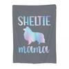 Sheltie Dog Blankets Flannel Sofa Throw Blanket Multifunction for Home Bedroom Travel Throws Bedspread Quilt