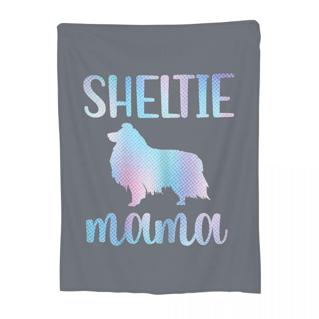 Sheltie Dog Blankets Flannel Sofa Throw Blanket Multifunction for Home Bedroom Travel Throws Bedspread Quilt
