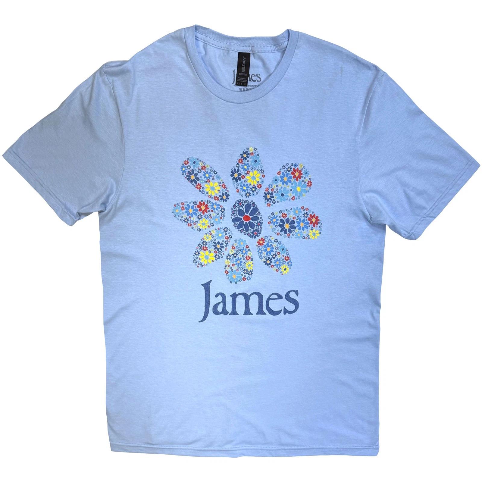 James Multiple Daisy Logo Official Tee T-Shirt Mens 2XL