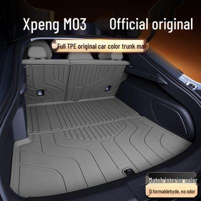 XPeng MONA M03 TPE Trunk Mat Car Interior Tail Box Accessory Foot Mats