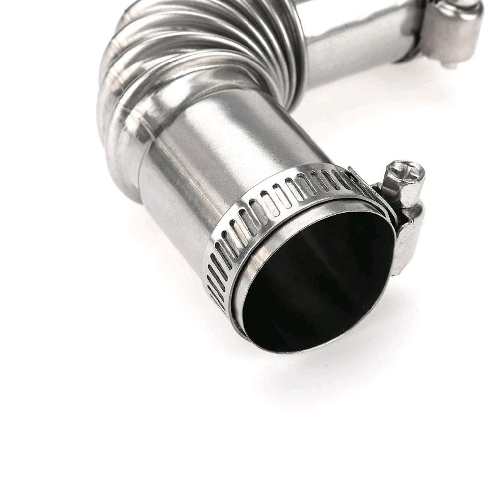24mm Elbow Pipe Air Parking Heater Exhaust Tube Connector with Clip  Boats Heater Replacement Part Car Heating Parts for Webasto