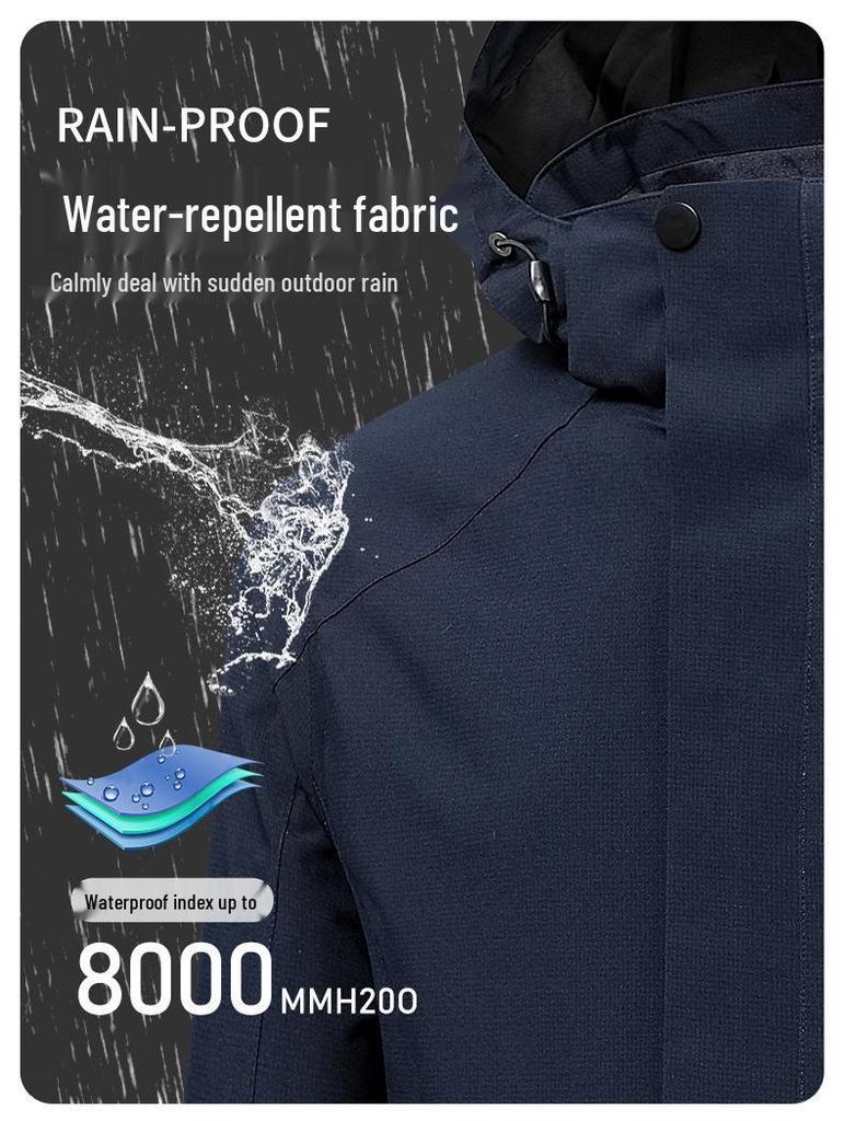 Unisex Windproof Waterproof Softshell Mountaineering Jacket