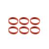 6PCS 22mm/33mm Swirl Flap Blanking Plates with Intake Manifold Gasket Seal For BMW M47 M57 E39 E87 E46 E90 E39 E60 X3 6 Cylinder