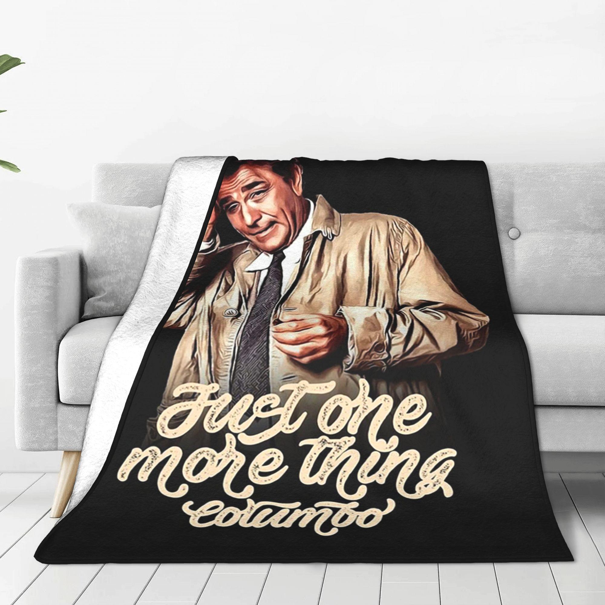 Exquisite Fashion Items Unisex Columbo - Tv Shows Blanket Portable Flannel Sofa Throw Blanket For Home Bedroom Travel Throws Bedspread Quilt