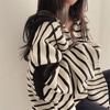 Spring and Autumn Women's Striped Hoodie Casual Long Sleeve Sweatshirt Vintage Oversized Hoodies