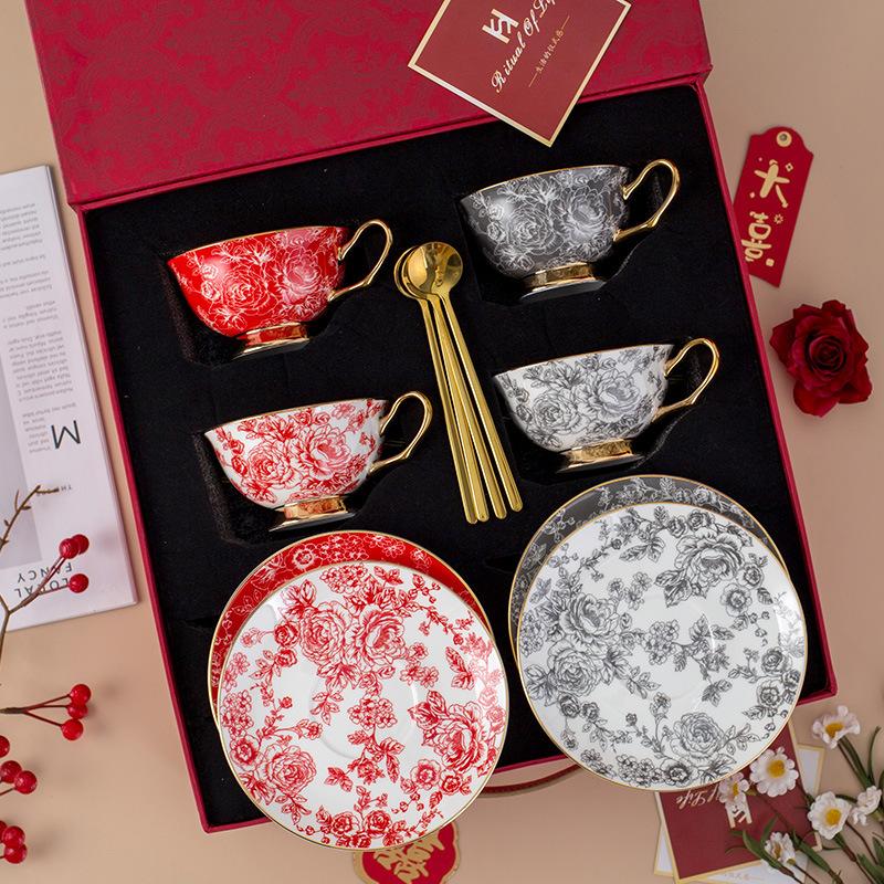 Wedding Gifts For Newcomers, Coffee Cups, High-End Exquisite Gift Boxes, High-End Cups, Housewarming, Wedding Gifts For Girlfriends