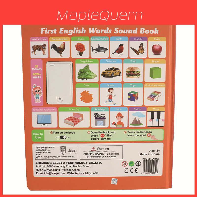 Childrens English Learning Book For Early Education And Sensory Development