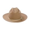 Vintage Homburg Cowboy Hats Victorian Age Western Porkpie Hat Trilby Top Hat for Dinner Outdoor Casual Wear