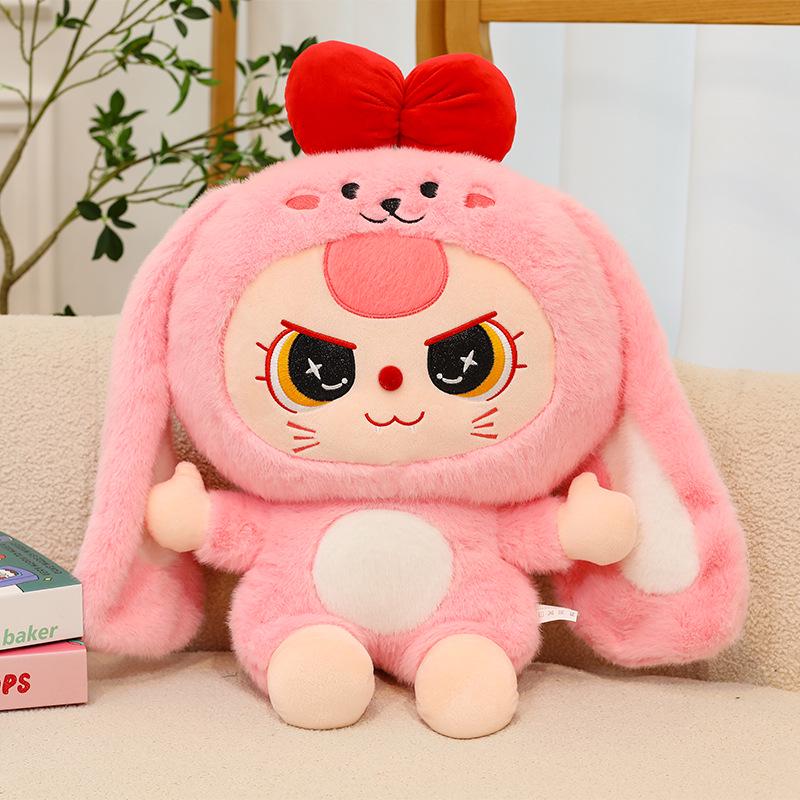 

Очаровательная плюшевая кукла трехлетнего вислоухого кролика - Идеальный подарок для девочек и для когтевых автоматов 30cm 0.35kg