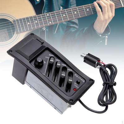 Guitar Pickup EQ Preamp Amplifier Easy To Install Advanced System Premium Screen Display