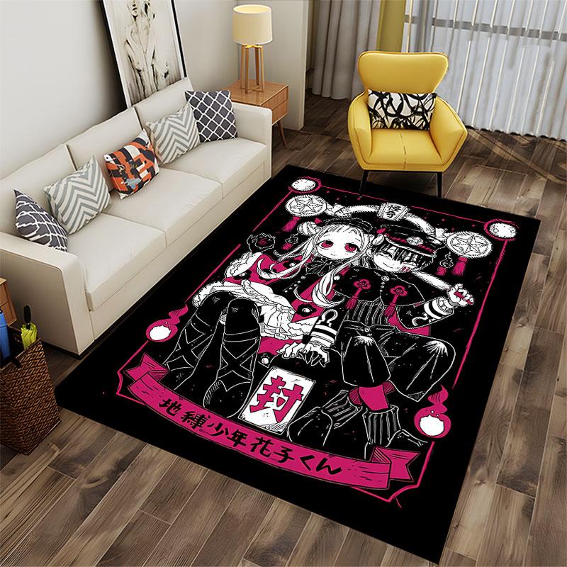 Anime Couple with Gothic Design suitable as a non-slip mat for the living room or bedroom sofa