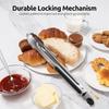 Food Tongs Stainless Steel BBQ Tongs Kitchen Cooking Silicone Tongs Salad Bread Tongs Non-stick BBQ Tongs Kitchen ToolAccessorie