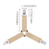 4pcs /Set Adjustable Sheet Suspenders Mattress Gripper Clips Triangle Bed Sheet Holders Fitted Sheet Clip For Bed Mattress Cover