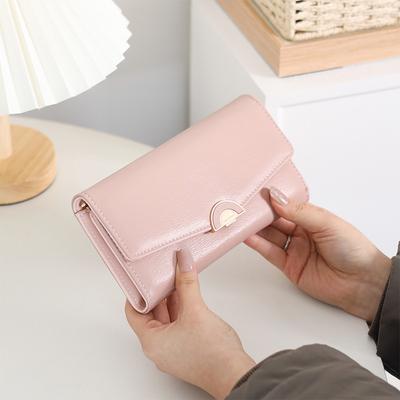 Long Style Women's Wallet Fashionable Multifunctional Large Capacity Foldable Handbag