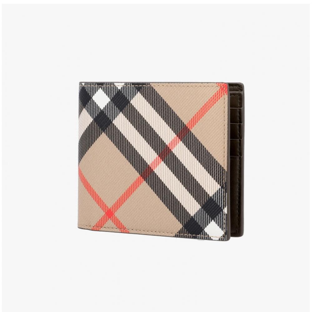Burberry Bi Fold Wallet Check 8091926 A2021