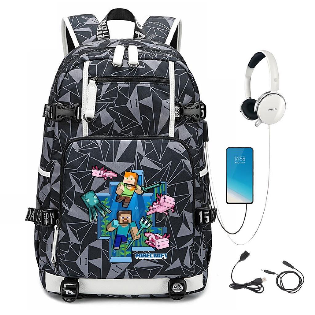 Game Merchandise Outdoor Travel Bag Large Capacity Usb Backpack