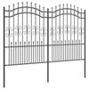 Garden Fence KAMPEN 240 x 202.5 cm Mesh Powder Coated Steel