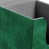 DeeRace Card Deck Box, Premium PU Leather Gaming Card Deck Storage Box, Green