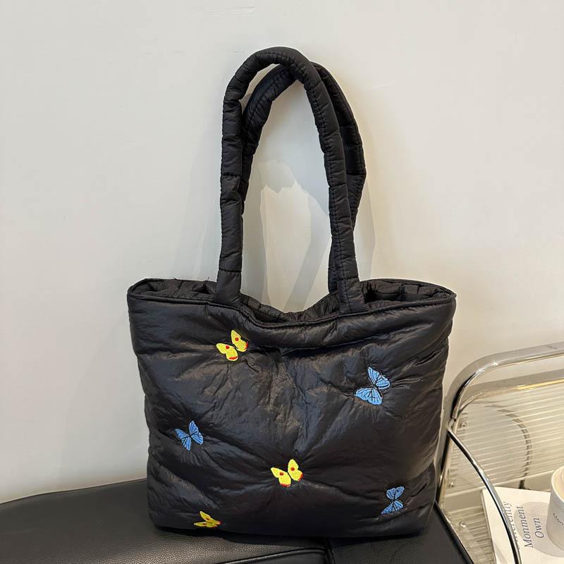 

Go to work Small bag High-end sundries Canvas bag Light small bag Commuter bag Women s large-capacity meal bag чорний