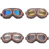 Harley Retro Copper Style Motorcycle Goggles With Adjustable Nose Pads For Outdoor Riding Enthusiasts
