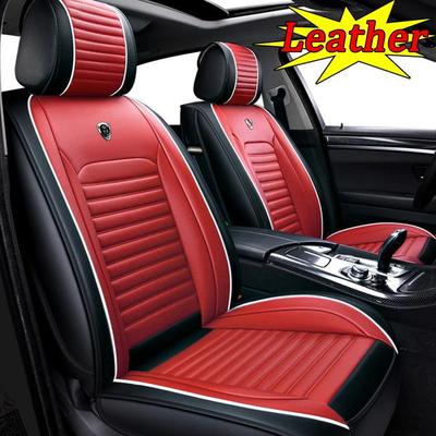 New 1PCS PU Leather Universal Car Seat Waterproof Mat Covers Breathable Luxury Cushion Car Seat Protector Cover Fits