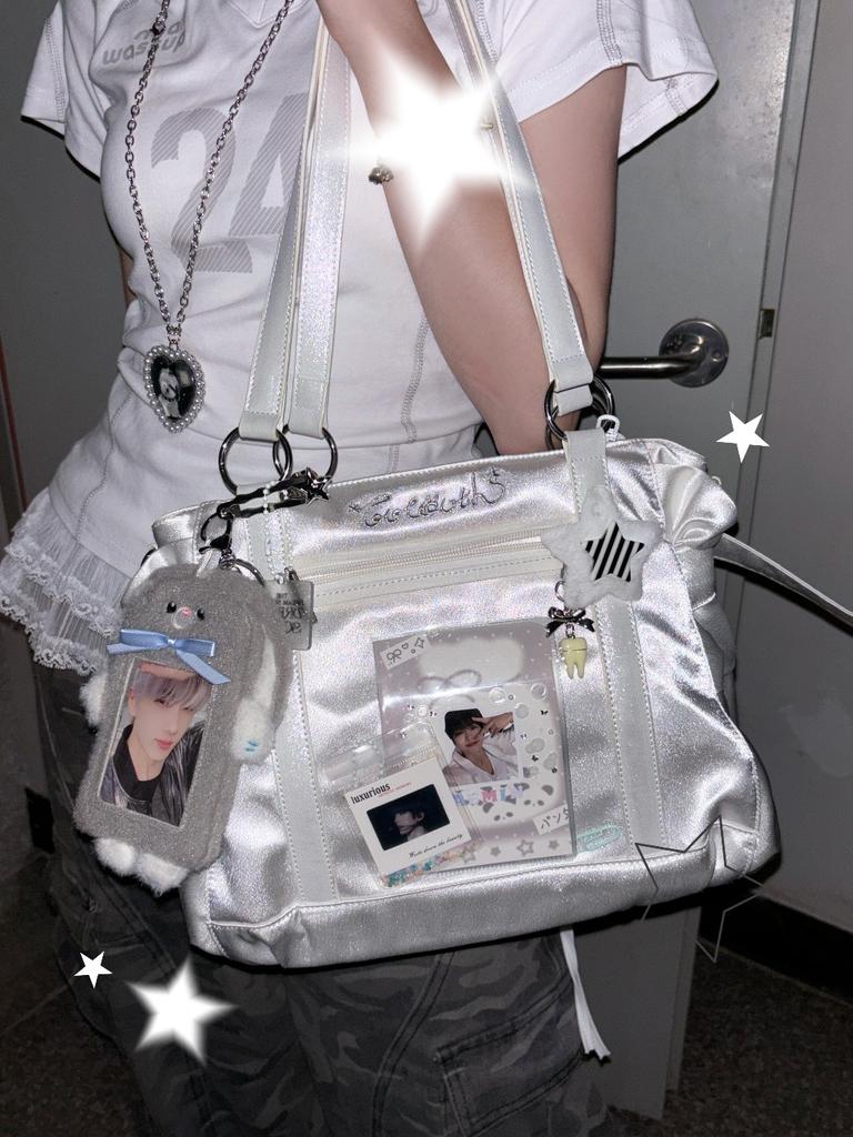 Large Capaci Ita Bag Underarm Shoulder Bags Transparent Bolsos mujer Original Bolsas Commuter Bolsa Versatile Sac Femme